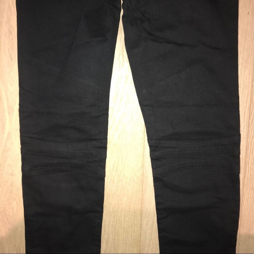 HUDSON Jeans Girls Moto Skinny Jeans Black 16 - Picture 7 of 8